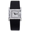 ASHOKA&reg; PAV&Eacute; WATCH ON BLACK SATIN BAND