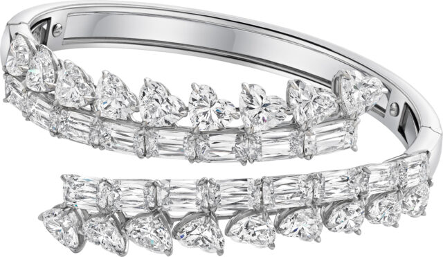 Ashoka heart shape cuff bracelet b1427