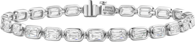 Ashoka sideways bezel set bracelet b1396