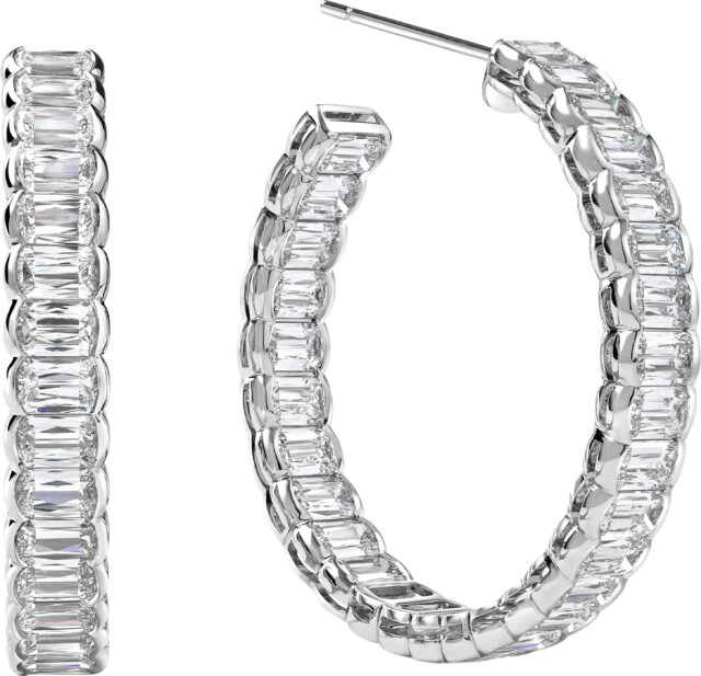 Ashoka channel hoop earrings e3460 v2