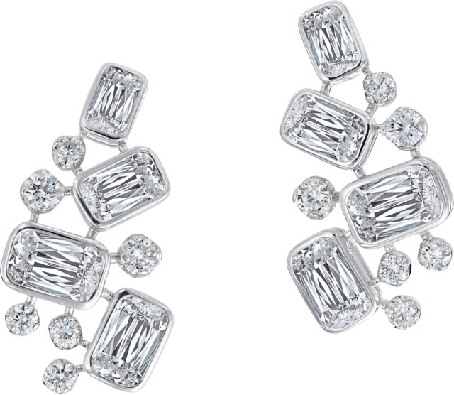 ASHOKA Brilliant Climber Earrings E3418