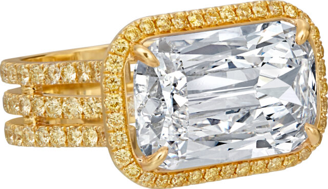 ASHOKA Triple Row Sideways Jamie Ring R5090