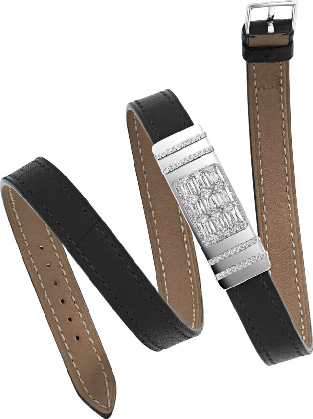 Ashoka adorned triple wrap leather bracelet b1423 b