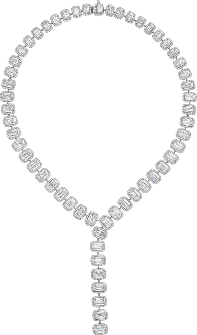 Ashoka aero micropave y necklace n1474a