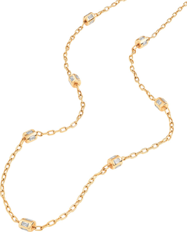 Ashoka bead chain necklace n1710 b