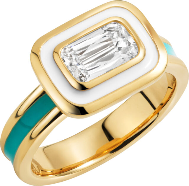 Ashoka enamel ring r6702