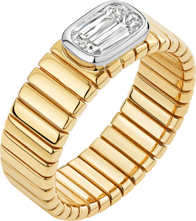 Ashoka milano sideways bezel ring r6699