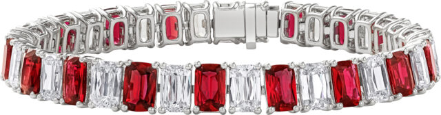 Ashoka ruby line bracelet b1382 v2