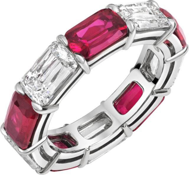 Ashoka ruby sideways band r6600