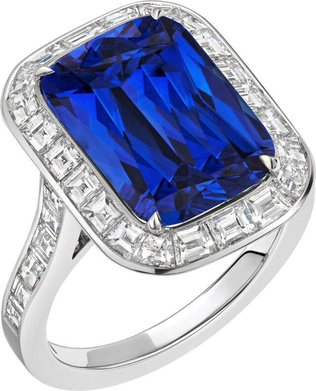 Ashoka sapphire deco ring r6605