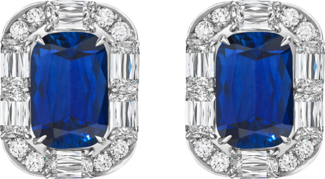 Ashoka sapphire earrings e3498