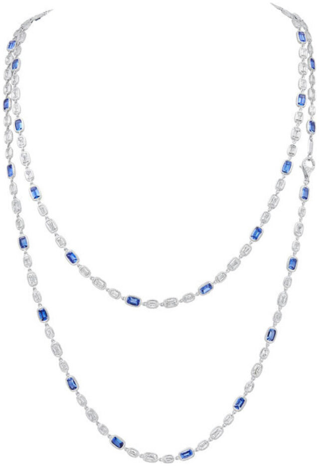 Ashoka sapphire new lili chain necklace n1663 nr