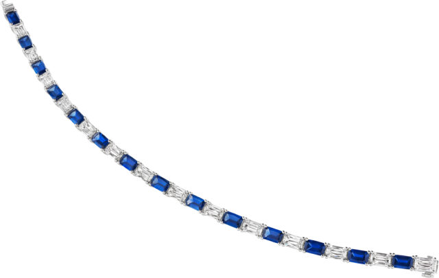 Ashoka sapphire sideways bracelet b1424
