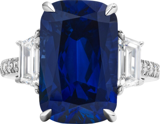Ashoka sapphire trilogy ring r6724