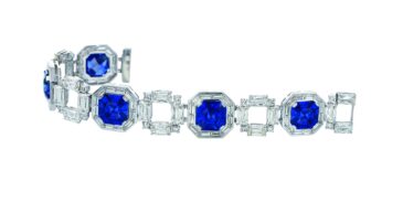 ASHOKA Cube Sapphire Bracelet B1334