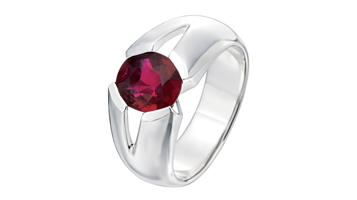 Oval Ruby Mens Ring R6315