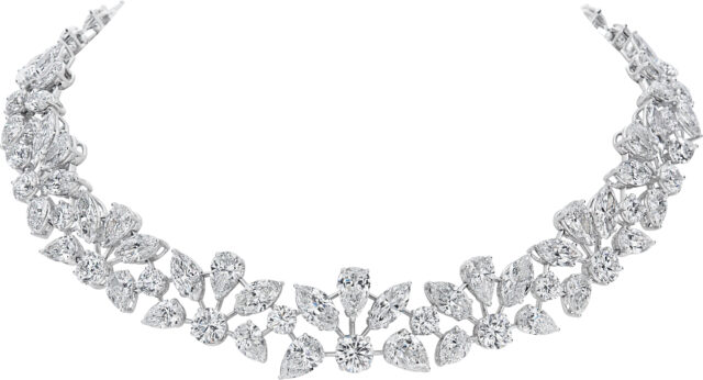 Fancy Shape Duet Necklace N1619