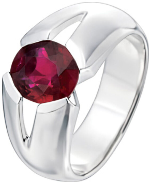 Oval Ruby Mens Ring R6315