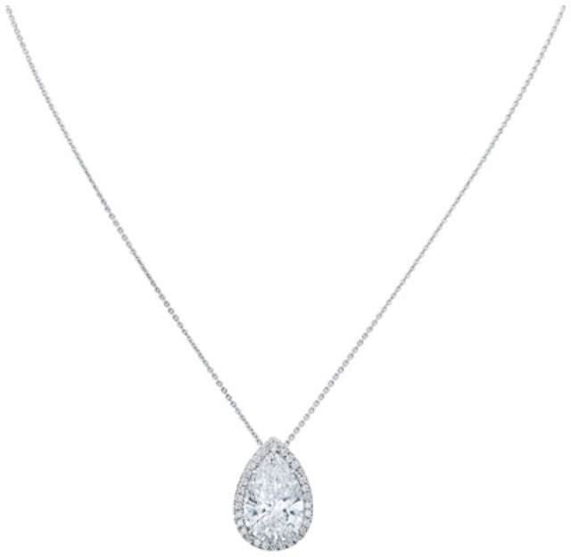 Pear Shape Micropave Pendant PD1146