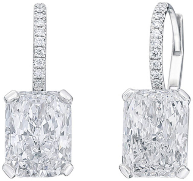 Radiant Melee Wire Drop Earrings E1521