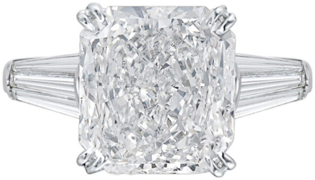 Radiant Ring with Tapered Baguettes R6334