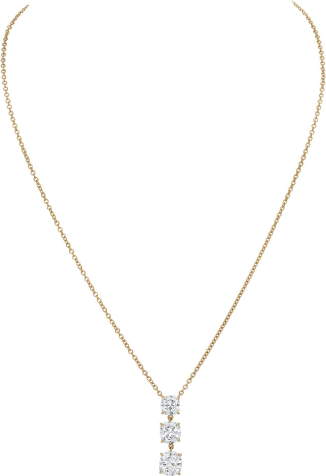 Cushion pendant necklace pd1220