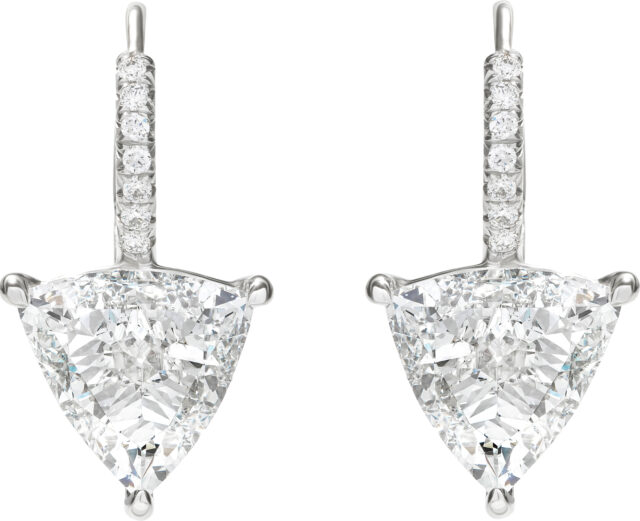 Trilliant datia earrings e3507
