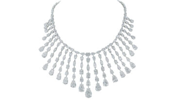 Fancy Shape Glitter Necklace N1450