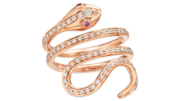 Micropave Snake Ring