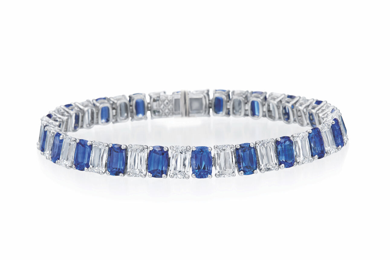 ASHOKA and Sapphire Bracelet B1236